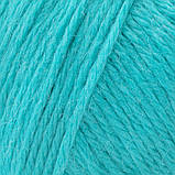 Gazzal BABY WOOL XL (Газзал Бейбi Вул ХL) № 820 бірюза (Пряжа вовняна, нитки для в'язання), фото 2