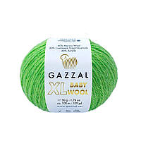 Gazzal BABY WOOL XL (Газзал Бейби Вул ХL) № 821 салатовый (Пряжа шерстяная, нитки для вязания)
