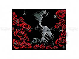 Схема на тканині для вишивки бісером Закохані ЧВ-5169 БісерОк