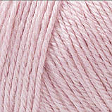 Gazzal BABY WOOL XL (Газзал Бейбi Вул ХL) № 836 ніжно-рожевий (Пряжа вовняна, нитки для в'язання), фото 3