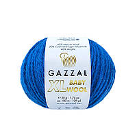 Gazzal BABY WOOL XL (Газзал Бейби Вул ХL) № 802 темно-синий (Пряжа шерстяная, нитки для вязания)