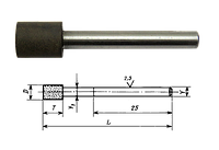 Головка алмазная шлифовальная 10х16х80х6 АС6 100/80 М2-01 100% AW(ГЦ)