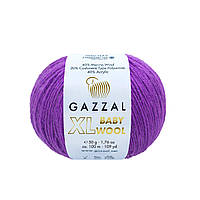 Gazzal BABY WOOL XL (Газзал Бейби Вул ХL) № 815 сиреневый (Пряжа шерстяная, нитки для вязания)