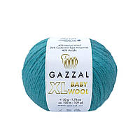 Gazzal BABY WOOL XL (Газзал Бейби Вул ХL) № 832 изумруд (Пряжа шерстяная, нитки для вязания)