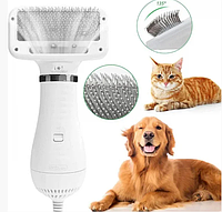 Пылесос-расчёска для вычесывания шерсти животных Pet Grooming Dryer WN-10 машинка для груминга (av-WN10) USE