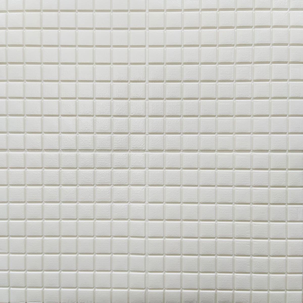 Al Мягкая 3Д панель ПВХ покрытие декоративные обои для потолка на стены 3d самоклейка модная белая мозаика - фото 1 - id-p1603585052