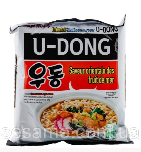 Локшина швидкого приготування удон U-DONG SamYang 120 г (Корея)