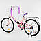 Дитячий велосипед 20 дюймів рожевий для дівчинки, фото 3