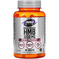 Гидроксиметилбутират NOW Foods, Sports "HMB" двойной силы, 1000 мг (90 таблеток)