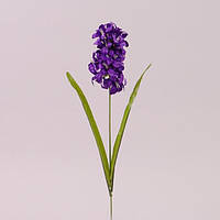 Квітка Гіацинт темно-фіолетова/Квітка штучний, Гіацинт фіолетовий, H49 см, Дніпро