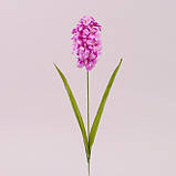 Квітка Гіацинт темно-фіолетова/Квітка штучний, Гіацинт фіолетовий, H49 см, Дніпро, фото 3