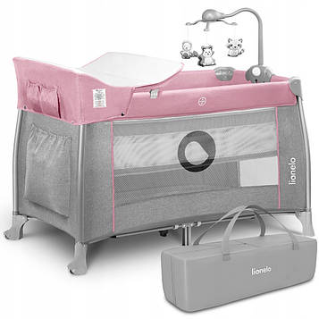 Ліжечко-манеж Lionelo Thomi Pink Baby