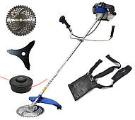 Бензиновий триммер (бензокоса) Витязь БГ-3900М NEW (5500w, 3 НАСАДКИ,)