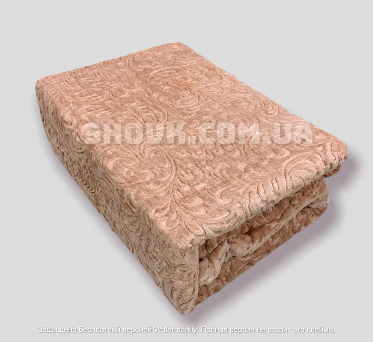 Ветрове жаккардове покривало AltinSar Super Soft Blanket 220x240cм Персиковий