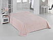 Велюрове жакардове покривало AltinSar Super Soft Blanket 220x240 см Світло Рожевий, фото 5