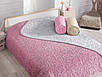 Велюрове жакардове покривало AltinSar Super Soft Blanket 220x240 см Світло Рожевий, фото 6