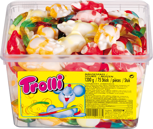 Желейний мармелад миші Trolli Німеччина 1.2 кг