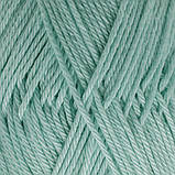 Gazzal GIZA MATTE (Газзал Гіза Матте) № 5582 м'ята (Пряжа бавовняна, нитки для в'язання), фото 2