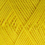 Gazzal GIZA MATTE (Газзал Гіза Матте) № 5583 жовтий (Пряжа бавовняна, нитки для в'язання), фото 2