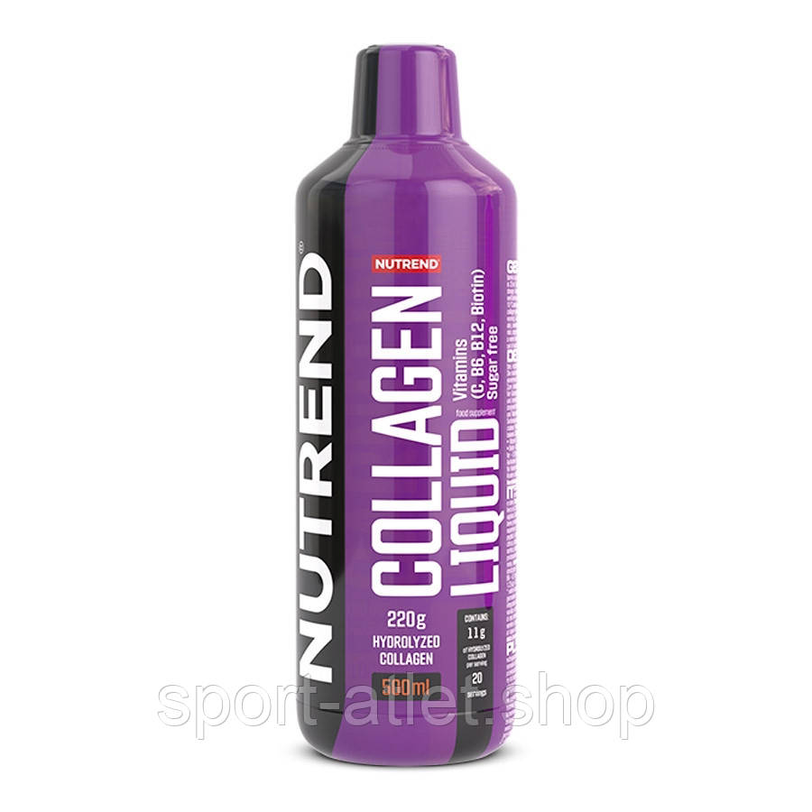 Препарат для суглобів і зв'язок Nutrend Collagen Liquid, 500 мл Апельсин