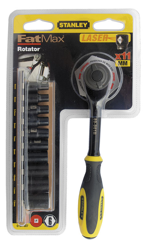 Набір торцевих головок Stanley Rotator 1/4" (0-94-607)