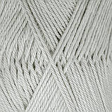 Gazzal GIZA MATTE (Газзал Гіза Матте) № 5556 світло-сірий (Пряжа бавовняна, нитки для в'язання), фото 2