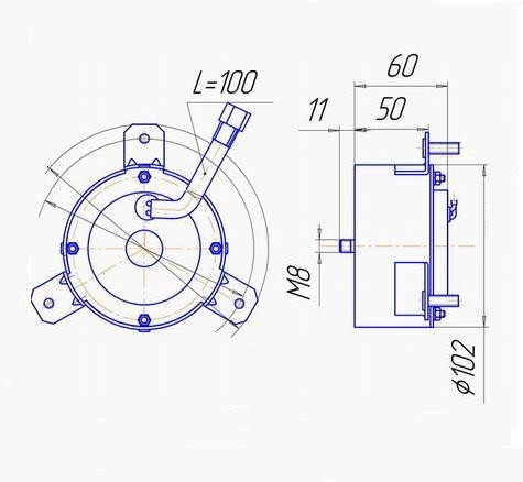 ДЕВ 12, ДЕВ 24, двигун постійного струму