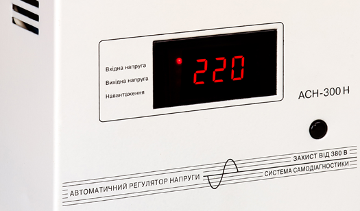 Панель керування однофазного стабілізатора напруги серії АСН-300Н