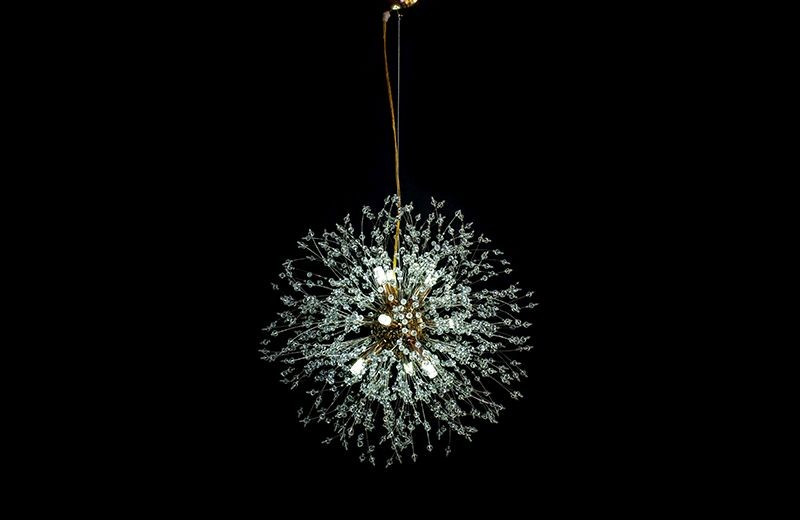 Сучасна кришталева підвісна люстра 1803/9, фото 1