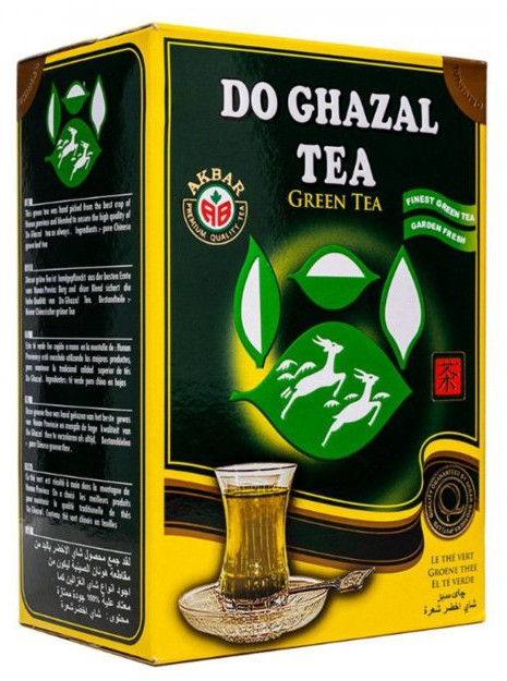 Чай цейлонський зелений "Akbar" Do Ghazal Tea green 500г