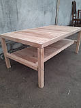 Дерев'яний журнальний стіл "Колорадо". Колір: Без фарбування, фото 3