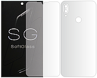 Бронепленка Xiaomi Redmi Note 7 Комплект: для Передней и Задней панели полиуретановая SoftGlass