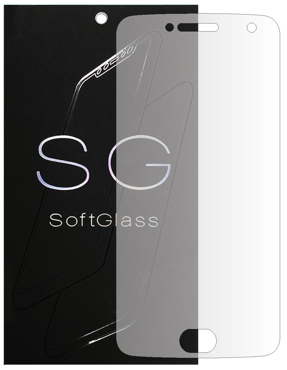 Бронеплівка Motorola G5 Plus XT1685 на екран поліуретанова SoftGlass