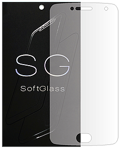 Бронеплівка для Motorola G5 XT1676 на екран зносостійка поліуретанова SoftGlass