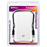 Карман HDD 2.5" Silicon Power Armor A30, White, USB 3.0, 1xSATA HDD/SSD (SP000HSPHDA30S3W)