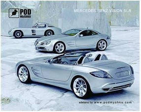 Килимок PODMYSHKU Мерседес Бенц Vision-SLR