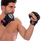 Рукавички для змішаних єдиноборств MMA Boxer кожвинил розмір M-XL (5021), фото 7