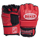 Рукавички для змішаних єдиноборств MMA Boxer кожвинил розмір M-XL (5021), фото 10