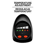 Будівельний фен 2000 Вт YATO YT-82292 з аксесуарами та кейсом (Чорно-жовтогарячий), фото 3