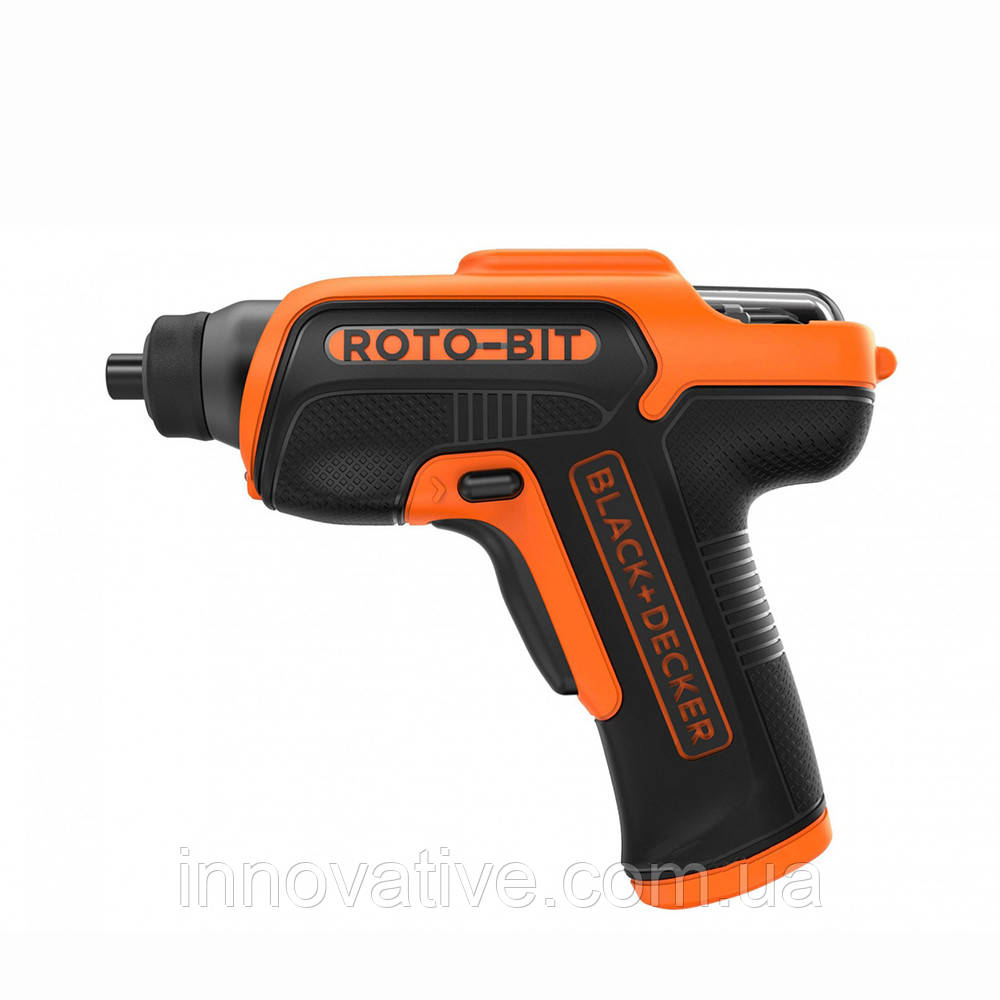 Викрутка акумуляторна BLACK+DECKER CS36BSC-QW LI-ION 3.6 В і 8 насадок (Чорно-жовтогарячий), фото 1
