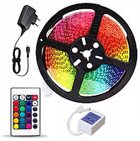 Комплект світлодіодна стрічка LED 3528 SMD RGB