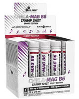 Магній Б6 OLIMP Chela-Mag B6 Cramp Shot Sport 20 x 25 ml