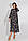 Жіноче плаття вільного крою із софту Квіти норма 42-48, колір уточнюйте під час замовлення, фото 4