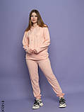 7201-8 Спортивний костюм жін кенгуру батал (4 од.: M, L, XL, 2XL), фото 2