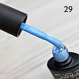 Гель лак для нігтів світло блакитний №29 Sweet Nails 8мл, фото 5