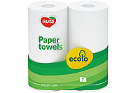 Бумажные полотенца ECOLO "Ruta" 2 рул/уп