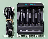 Зарядное устройство автомат Videx N400 для 4 АА или ААА аккумуляторов