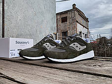 Чоловічі кросівки Saucony Shadow 6000 70441-32s Green Silver хакі Оригінал, фото 4