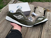 Чоловічі кросівки Saucony Shadow 6000 70441-32s Green Silver хакі Оригінал, фото 5