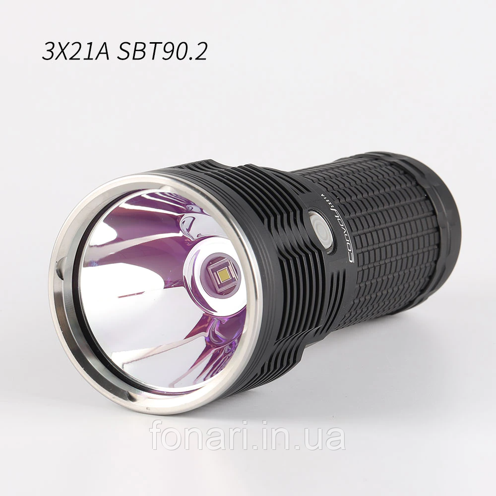 Ліхтар Convoy 3X21A Luminus SBT90.2, 3x21700, 5400 люмен, далекобійний
